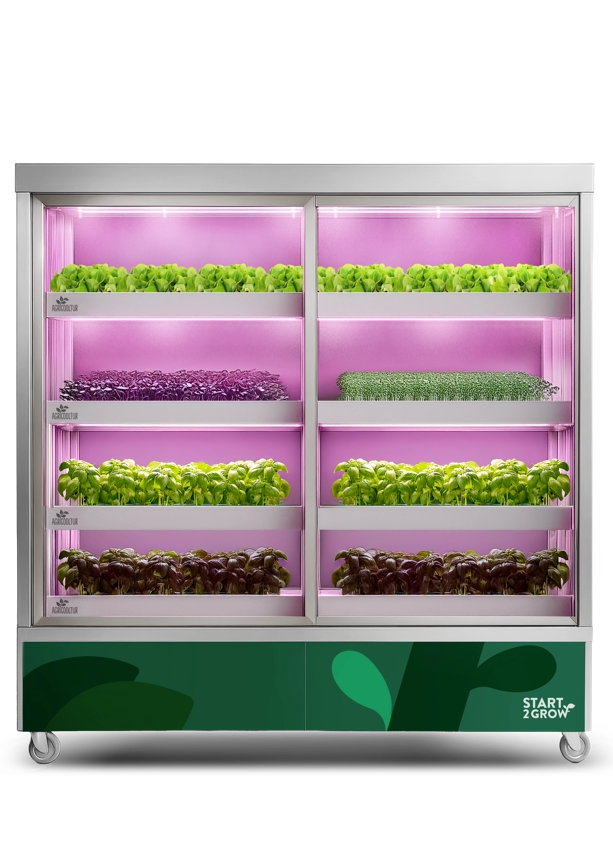 AGR.999.001.002 - START2GROW - VERTIKALES HYDROPONISCHES SYSTEM AUF RÄDERN