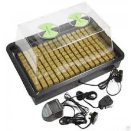 ZI200E - NUTSYSTEMS - X-STREAM KLEINES GEWÄCHSENHAUS MIT THERMOSTAT | 61x42x27h cm