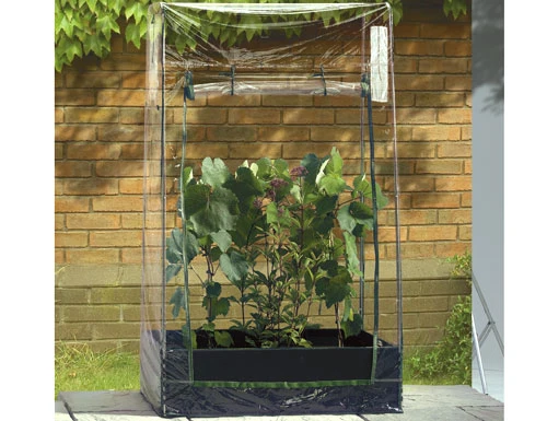 G101 - GREENHOUSE CANVAS FOR MINI GROW BED WITH SUPPORTS 97.5x51x25CM GARLAND