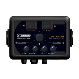 TWH12 - CLI-MATE TWIN CONTROLLER HUMI TEMPERATUR UND FEUCHTIGKEIT 24A