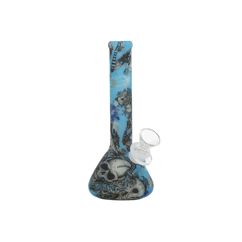 MAEX0143 - QNUBU - FLUO SILIKON BONG | 19cm