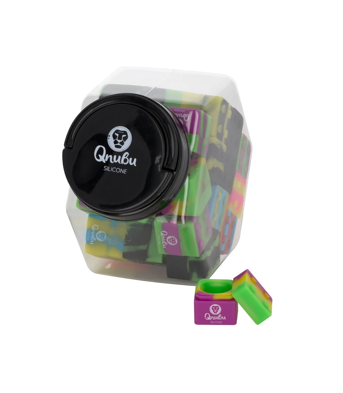 MAEX0159 - QNUBU - SILIKONBEHÄLTER MIT ANZEIGE | WÜRFEL 9ml 35St.