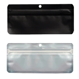 PACK0056 - QNUBU - ZIP BAG ANTI-ODOR SCHWARZ | PREROLLS, EDIBLES AND STEAM PENS 50pcs