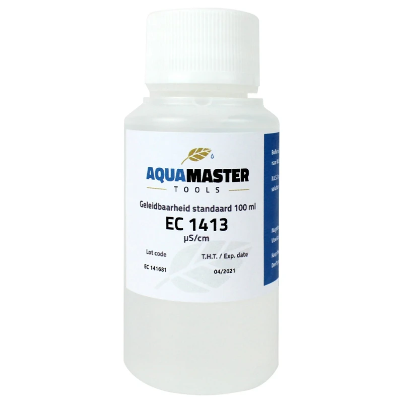 AMT1101 - AQUA MASTER TOOLS - CALIBRATION SOLUTION EC 14,13 | 100ml - BOX 18 FLACONS