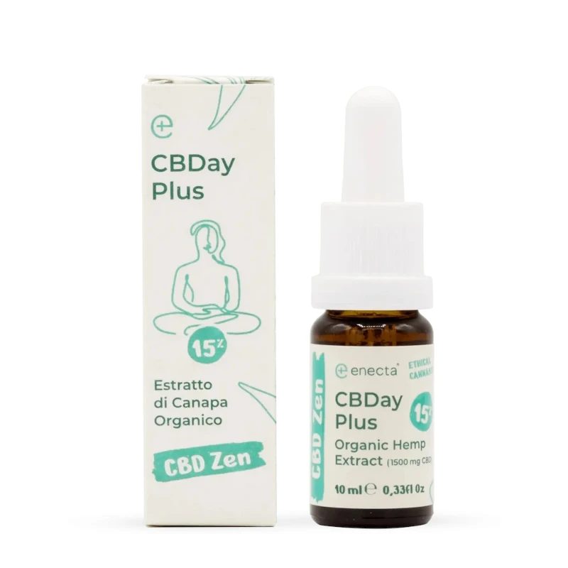 ENCBDAY15 - ENECTA - CBDAY PLUS CBD OIL 15% | 10ml 1500mg