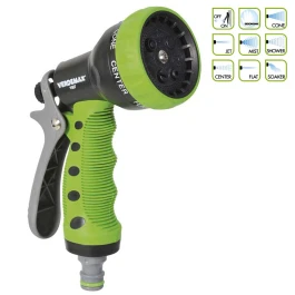V009507 - VERDEMAX - SHOWER GUN WITH 7 DIFFERENT JETS AND ERGONOMIC, QUICK-FIT CONNECTION