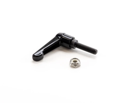 13-0106-00-P - TWISTER - BLACK LEVER 1 / 4-20 X 1 X 1-5 / 8 HANDLE AND NUT FOR T4 (SPARE PART)