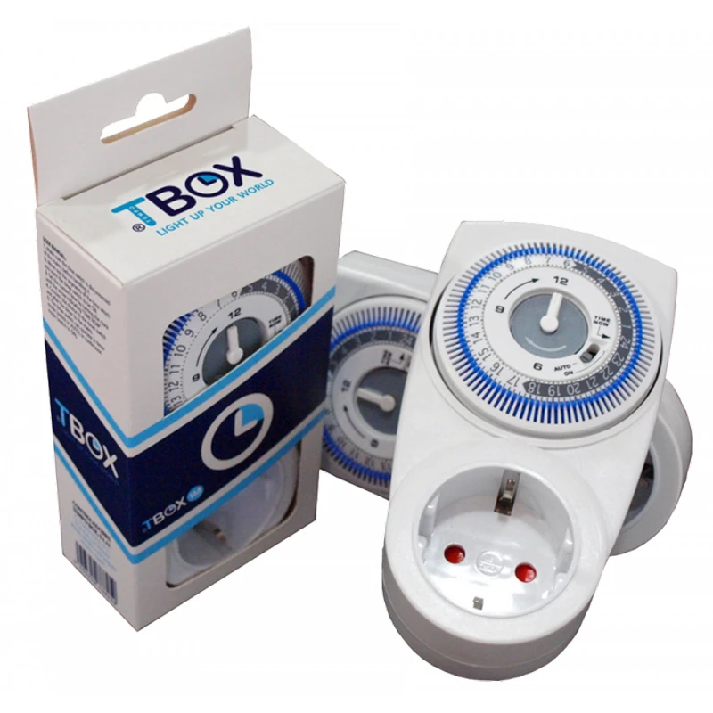 109776 - TEMPO BOX - MECHANICAL TIMER TBOX | 24h | EXTRA STRONG 3500W MAX (EX TMOM)