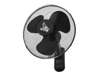 636156 - 3-SPEED OSCILLATING WALL FAN WITH CYCLONE REMOTE CONTROL