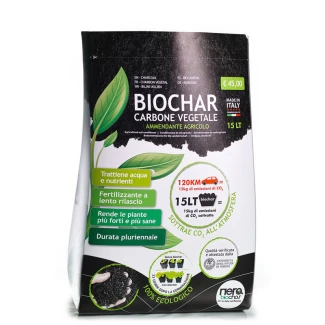 NERABIOCHAR - BIOCHAR VEGETABLE CARBON | 15L