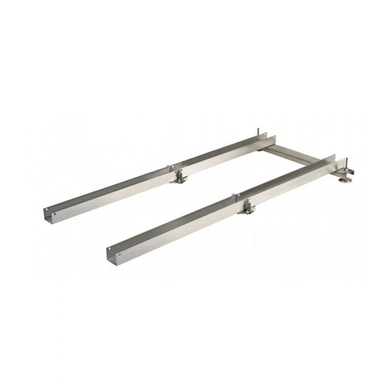 MTRT502 - MASTER PRODUCTS - DOUBLE TRACK FOR MT TUMBLER 500 MED INOX (NON-SWIVELLING WHEELS)