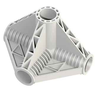 SECRET JARDIN - JOINT CORNER 4 AXES K SHAPE | Ø 30mm