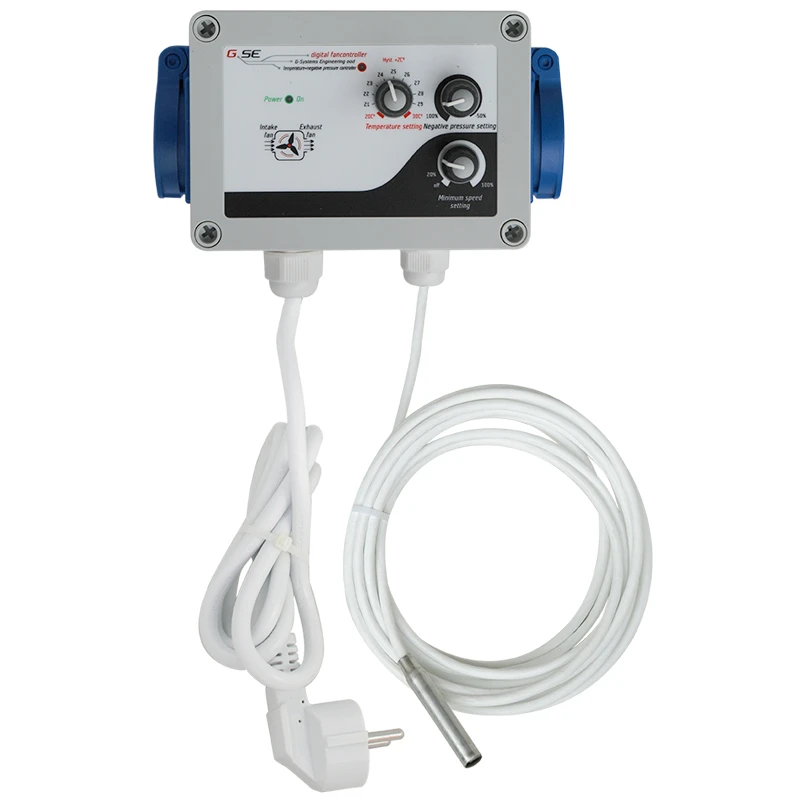 FC11-210EU-AC - GSE - CONTROLADOR DIGITAL DE VENTILADOR 2 CANALES TEMPERATURA Y SUBPRESION |10A