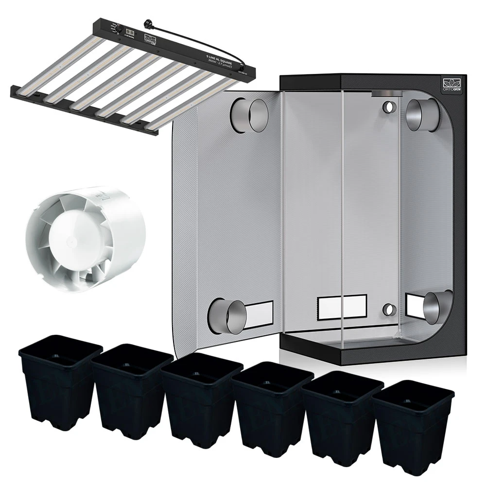 ORTOGROW100KIT - ORTOLED - KIT DE CULTIVO ORTOGROW | 100x100x200h cm - 360W