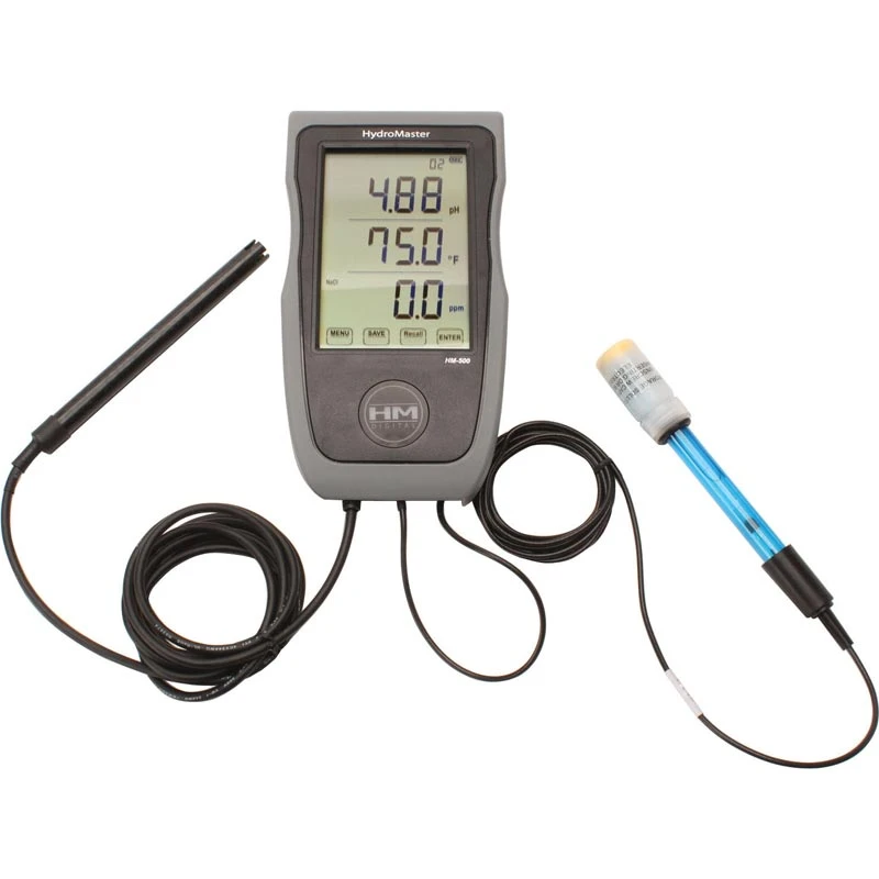 HM500 - HM500 HYDROMASTER MONITOR pH&amp;EC HM DIGITAL