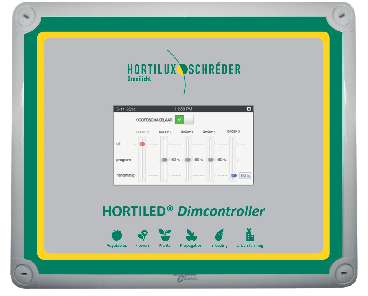 DDIM5CH - DALI DIM CONTROLLER CON PANEL TACTIL 5 CANALES PARA HORTILED