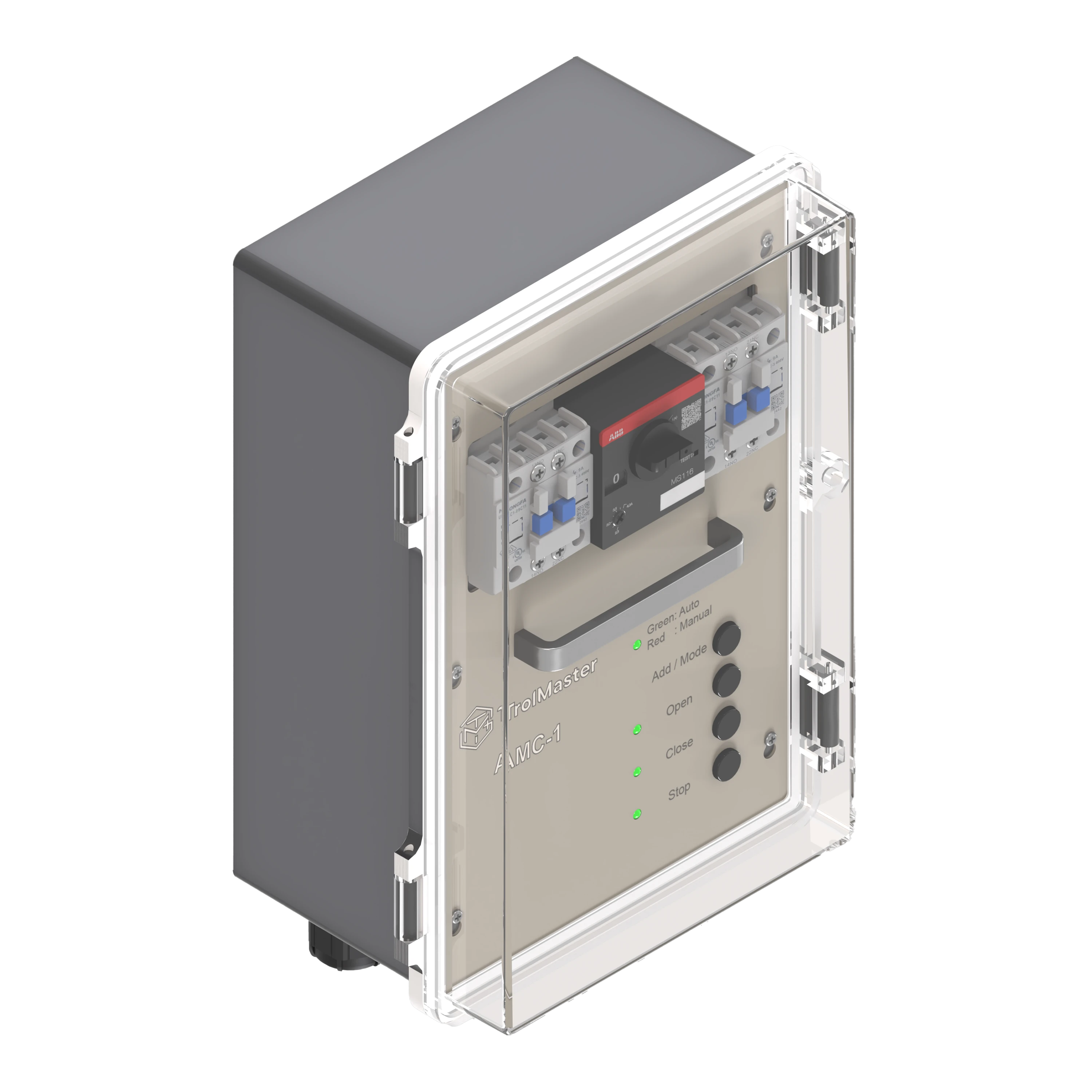 AMC-1 - TROLMASTER - CONTROLADOR AMC-1 PARA MOTORES DE TIENDA Y APERTURAS DE 1 Y 3 FASES PARA GREEN-X