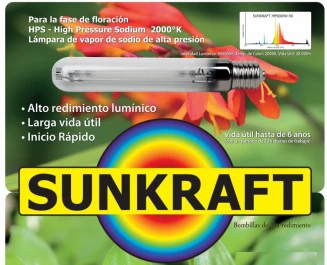 NGH400W - SUNKRAFT 400W 230V PRIMA KLIMA LÁMPARA DE FLORACIÓN
