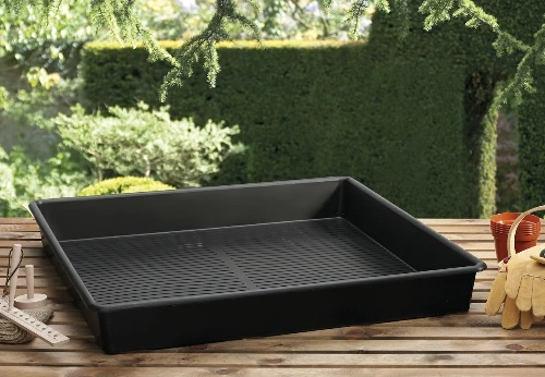 TI104 - BANDEJA METRO CUADRADO 100X100X12CM GUIRNALDA