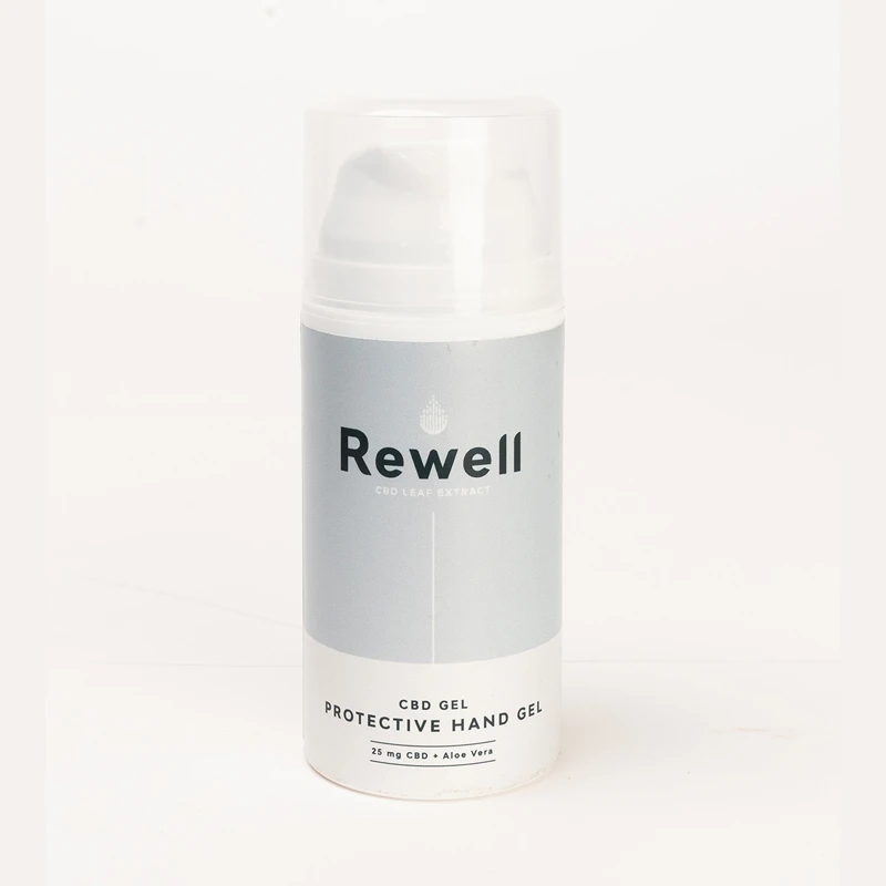 RE005 - REWELL - GEL DE MANOS PROTECTOR CBD | 100ml 25mg CBD + ALOE VERA