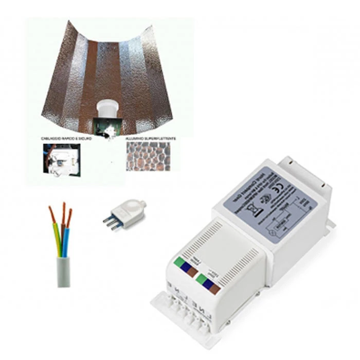 KHG600 - KIT HORTI COMPACT GEAR 600W SENZA LAMPADA