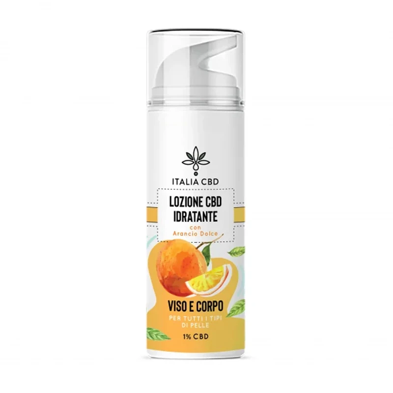 ITLIDR - ITALIA CBD - LOCION HIDRATANTE NARANJA DULCE | 1% CBD | 30ml