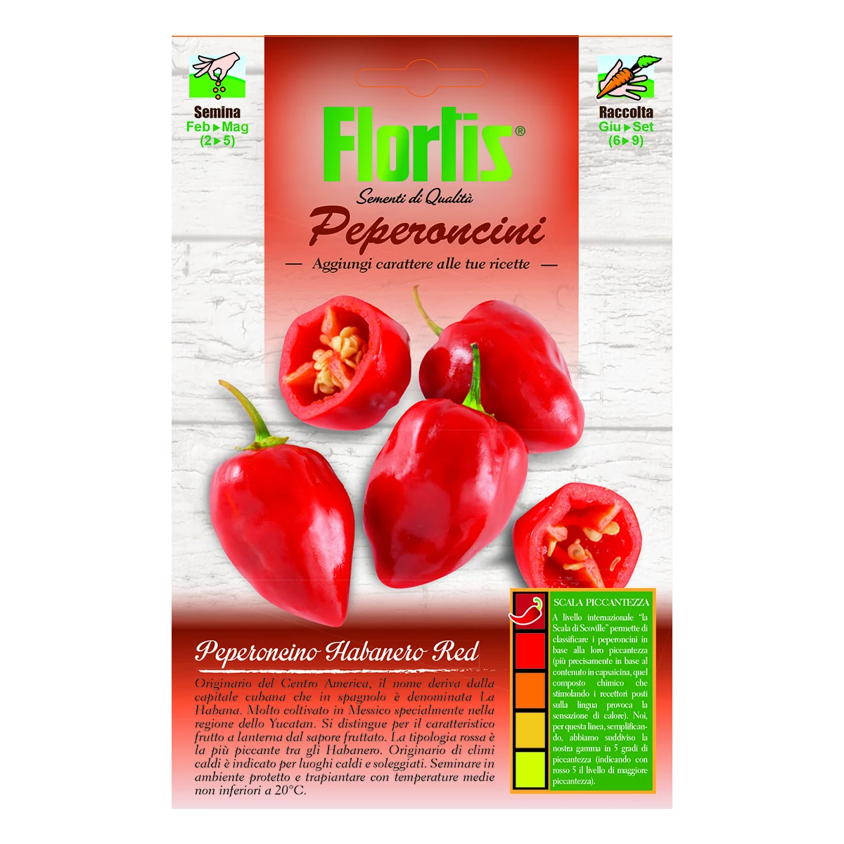 4365250 - FLORTIS | CHILE HABANERO ROJO
