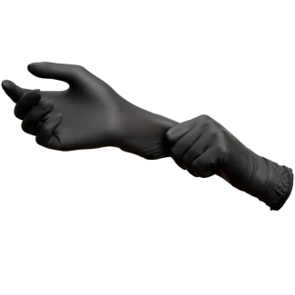 MAEX0214 - QNUBU - PROFESSIONAL NITRILE GLOVES BLACK | SMOOTH SIZE XL - 300 GANTS