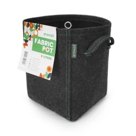 POT08121 - GRONEST - POT DE TISSUS CLASSIC POTS GEOTEXTILE | 8L - 18x18x24 cm