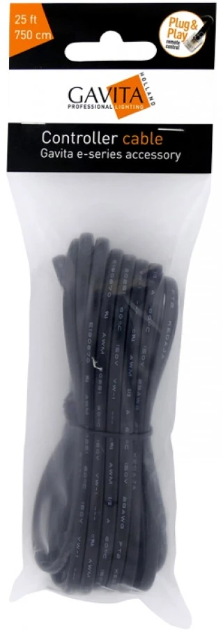 60500013 - GAVITA E-SERIES RETA CONNECTION CABLE WITH EL SERIES CONTROLLER 7.5M WITH RJ14 AND RJ9 CONNECTION
