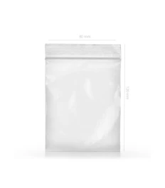 PACK0032 - QNUBU - SACS EN PLASTIQUE AVEC FERMETURE ZIP | 80x120mm 1000pcs