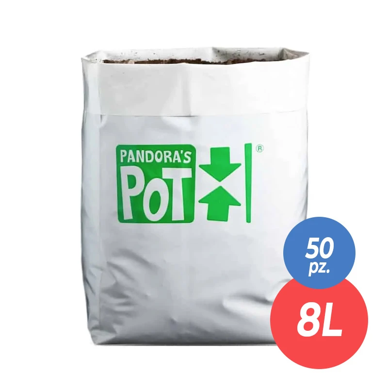 PP8L50 - PANDORA'S POT - POT EN PLASTIQUE LÉGÈRE 50pcs. | 15x13x43h cm - 8L