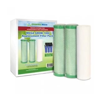 GMWPACKMEGA - GROWMAX WATER - FILTRES DE REMPLACEMENT POUR MEGAGROW 1000L/DAY
