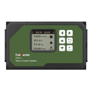 TCS-1 - TROLMASTER - TENT-X ENVIRONMENTAL CONTROLLER 3-IN-1 (TEMP, HUMI, LIGHT) FOR GROWROOM
