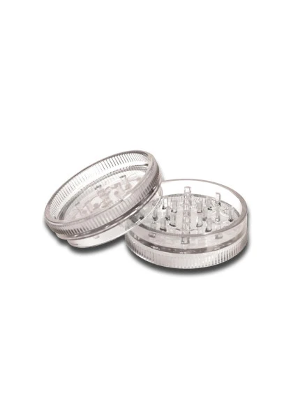 ND431004 - GRINDER PLASTICA TRASPARENTE | 2 PARTI 50x25mm