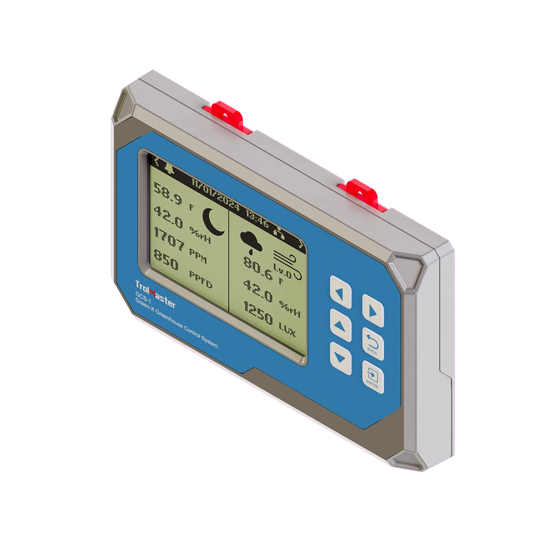 GCS-1 - TROLMASTER - GREEN-X CONTROLLER PER SERRA GCS1 4-IN-1 (TEMP, HUMI, LUCE, CO2)