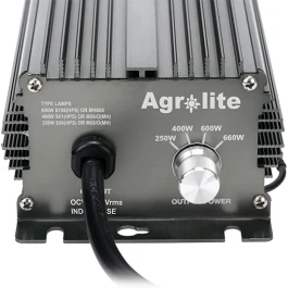 AGRB666 - AGROLITE - BALLAST ELETTRONICO DIMMERABILE QUADRIPOTENZA 250-400-600-660W DEVILIGHT