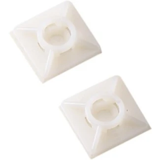 BASETTA ADESIVA PER ORGANIZZARE IL PASSAGGIO DEL CAVI 28X28X6.4