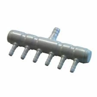 M09-014 - HAILEA - MANIFOLD IN PLASTICA CONNESSIONE INGRESSO 8mm USCITE 5mm | 6 USCITE