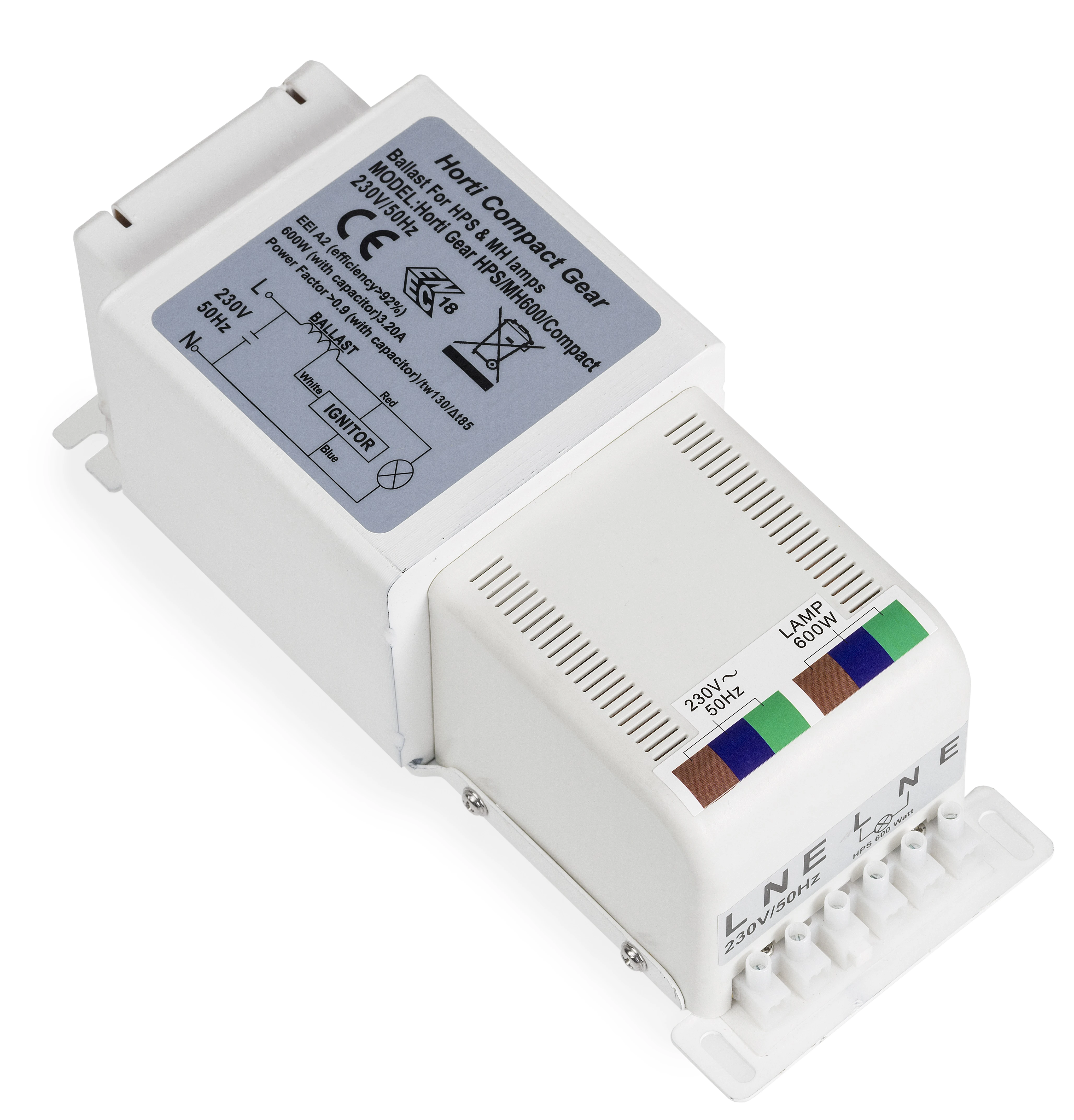 120230 - SISTEMA DI ACCENSIONE HORTI COMPACT GEAR  600W HPS -MH