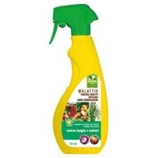 TRATTAMENTO PER MALATTIE FUNGINE PER PICCOLI FRUTTI E ORTAGGI 750ML CON SPARYER INDOORLINE