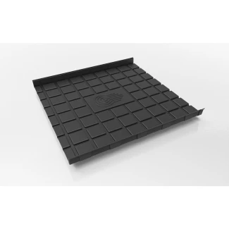 IDROLABHYDROPONICS - VASSOIO DRENANTE MODULARE IN ABS NERO CENTRALE  120X120X10H CM  Indoorline