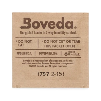 BOVEDA 62% - MANTENIMENTO UMIDITA' COSTANTE | CONFEZIONE 1500pz DA 1gr Indoorline