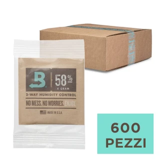 BOVEDA 58% - MANTENIMENTO UMIDITA' COSTANTE | BOX 600pz DA 4gr IMBUSTATO SINGOLARMENTE Indoorline