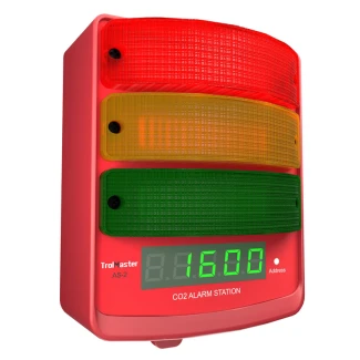 TROLMASTER - STAZIONE DI ALLARME CO2 CON DISPLAY LED PER CARBON-X