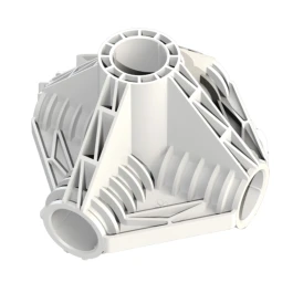 C25XIR400 - SECRET JARDIN - ANGOLO COLLEGAMENTO A 5 ASSI FORMA XI | Ø 25mm