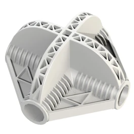 C30XR300 - SECRET JARDIN - ANGOLO COLLEGAMENTO A 4 ASSI FORMA X | Ø 30mm