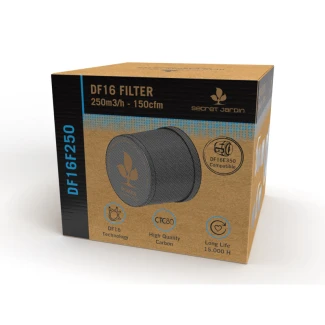SECRET JARDIN - FILTRO AI CARBONI ATTIVI DF16F250 | 250m3/h