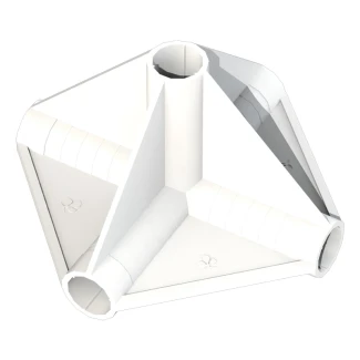 SECRET JARDIN - ANGOLO COLLEGAMENTO A 5 ASSI FORMA XI | Ø 16mm