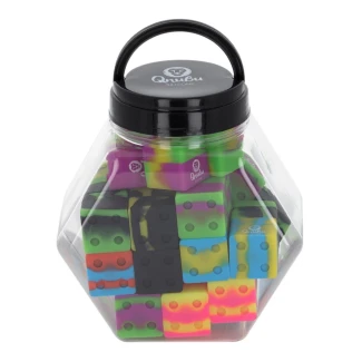 QNUBU - CONTENITORI IN SILICONE CON DISPLAY | CUBO 9ml 35pz